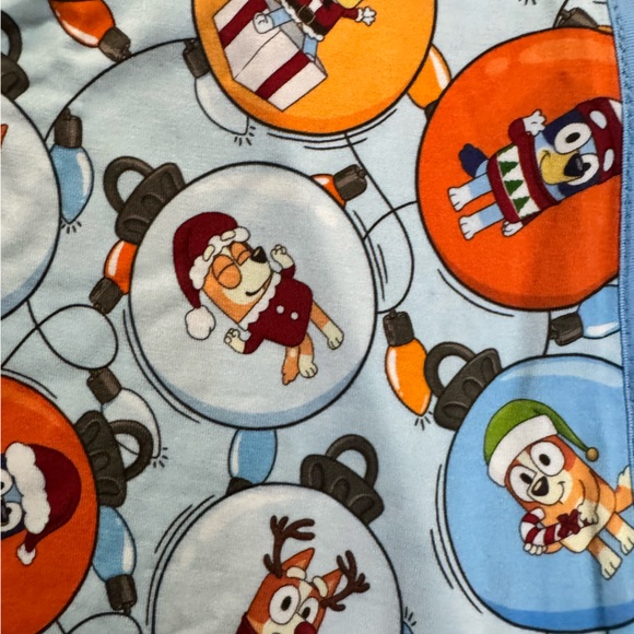 BOJC 3T Holiday Heelers Bluey  Zippy Footie Bamboo Pajamas NWT - Picture 3 of 4
